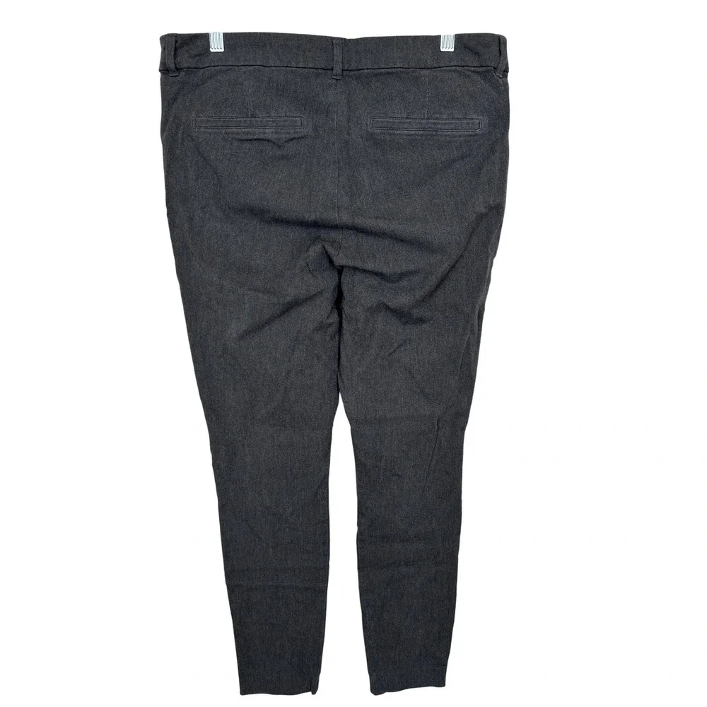 Old Navy High Rise Pixie Secret‎ Smooth Pockets Gray Dress Pants Women's 14 Tall